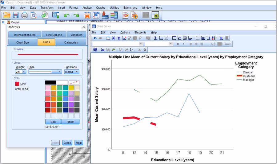 IBM SPSS Statistics 26 Screenshot