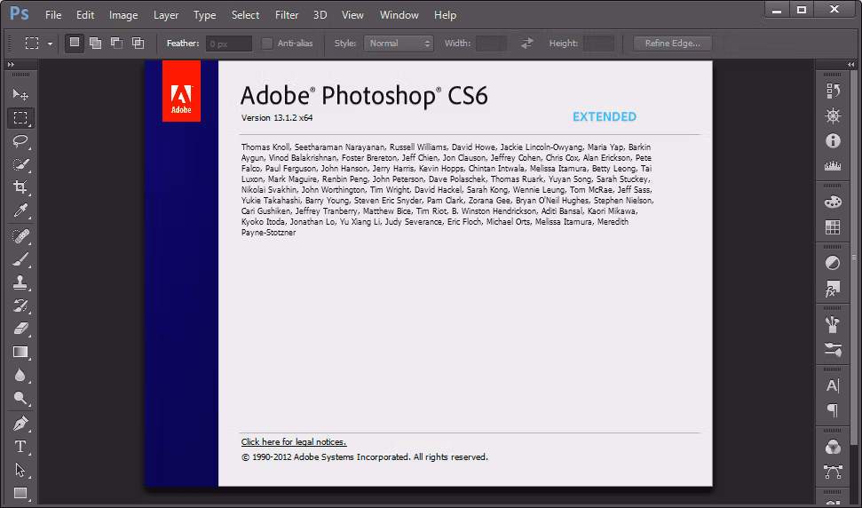 Adobe Photoshop CS6 screenshot