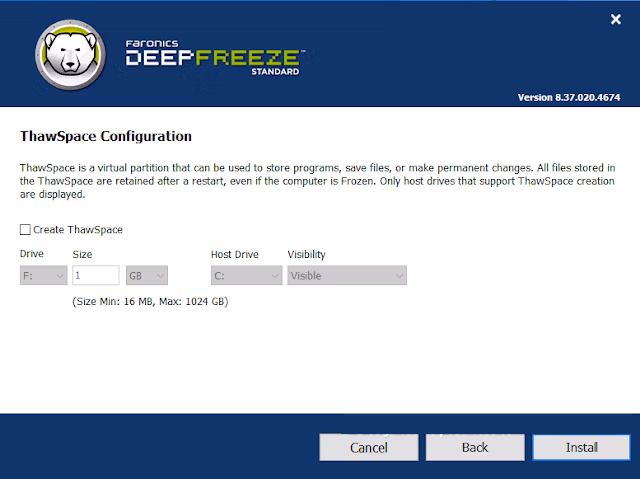 Deep Freeze Standard