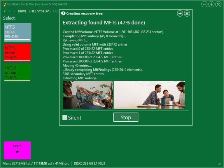 GetDataBack Pro 5 screenshot 1