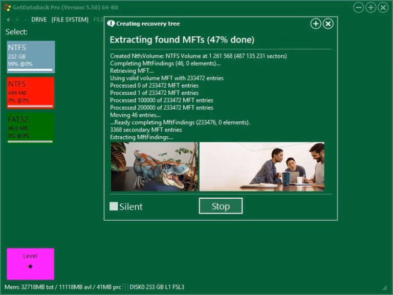 GetDataBack Pro 5 screenshot 1