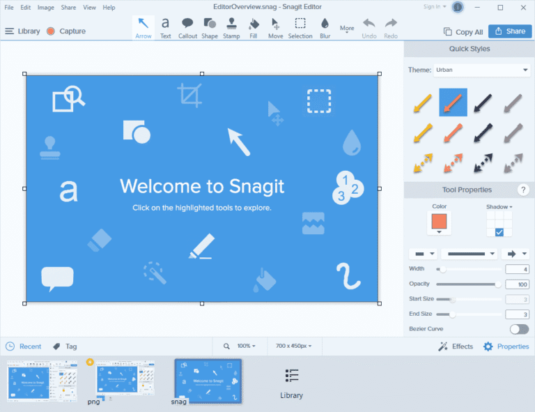 TechSmith Snagit 2022 Screenshot