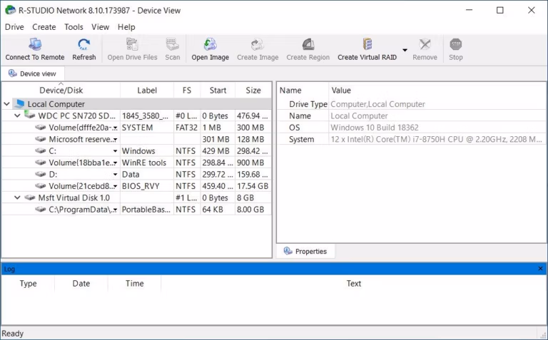 R-Studio Screenshot R-Studio Screenshot
