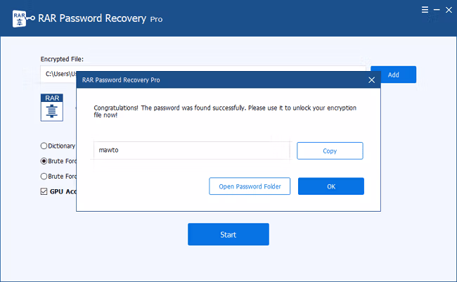 RAR Password Recovery
