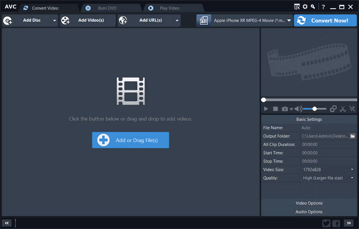 Any Video Converter Dark Skin