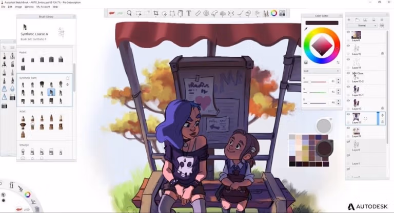 Autodesk SketchBook Pro 2021 Screenshot