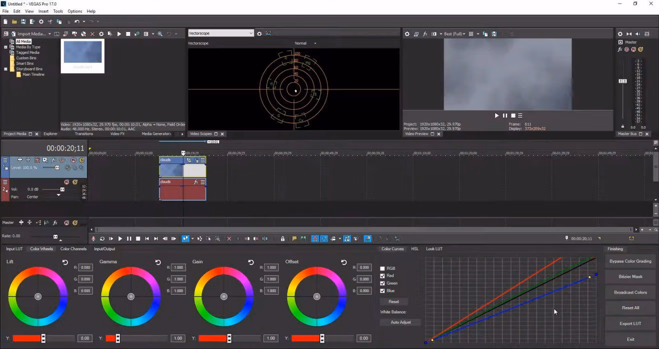 Vegas Pro 18 Screenshot