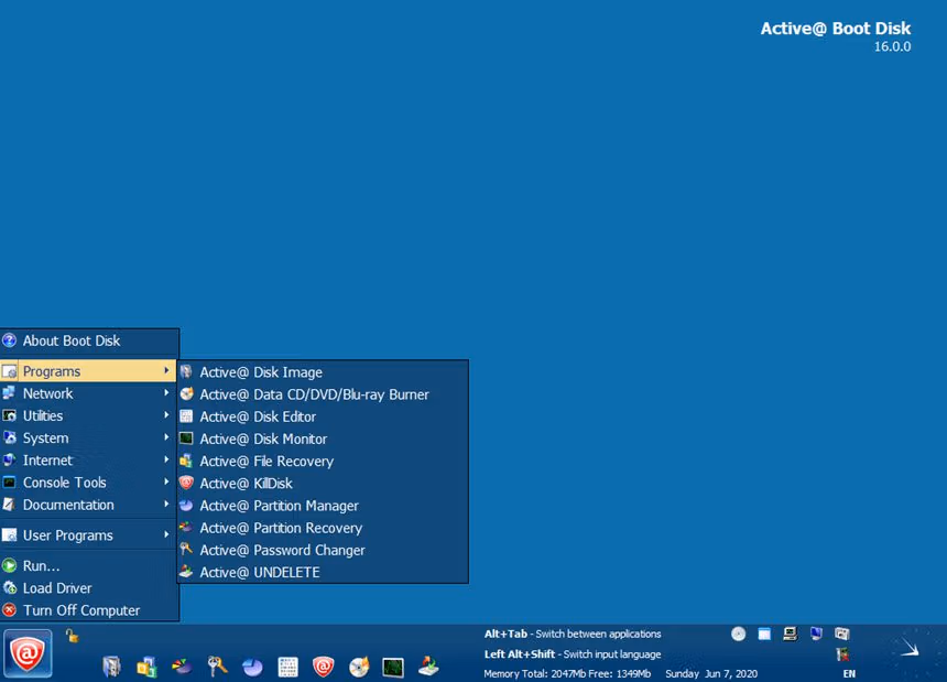 Active Boot Disk Screenshot Active Boot Disk Screenshot
