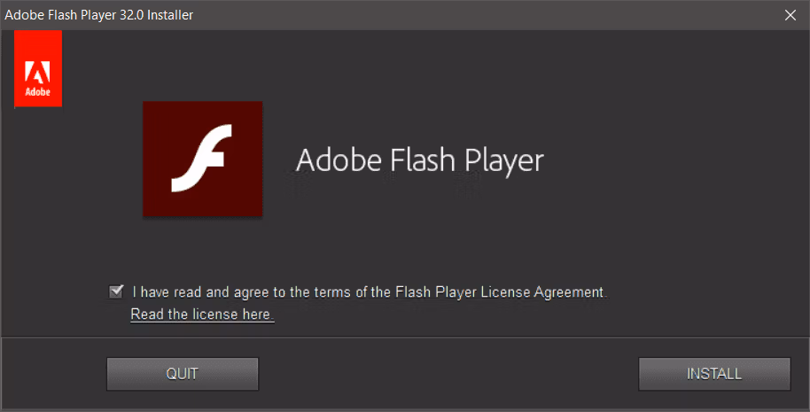 install flash player