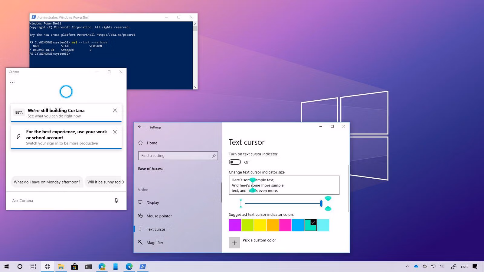 Windows 10 Pro 2004 Screenshot