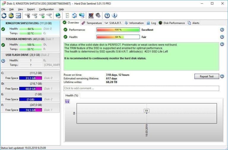 Hard Disk Sentinel Pro 5