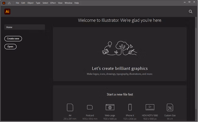 Adobe Illustrator 2021 Screenshot