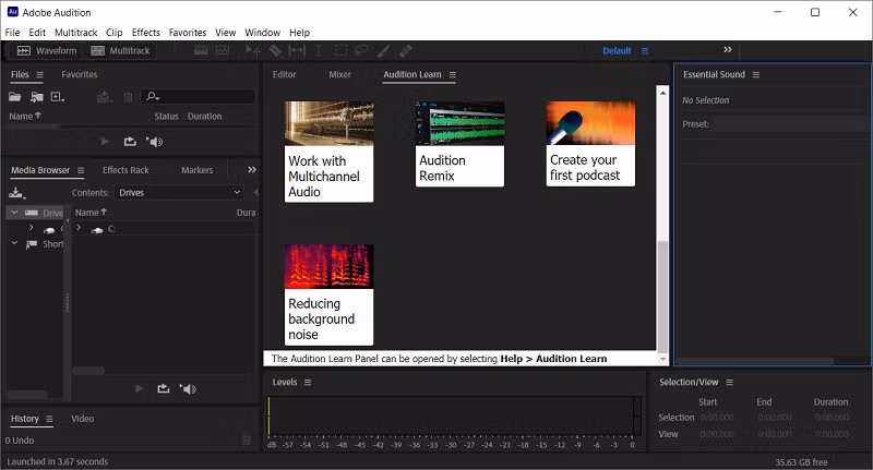 Adobe Audition 2020 Screenshot