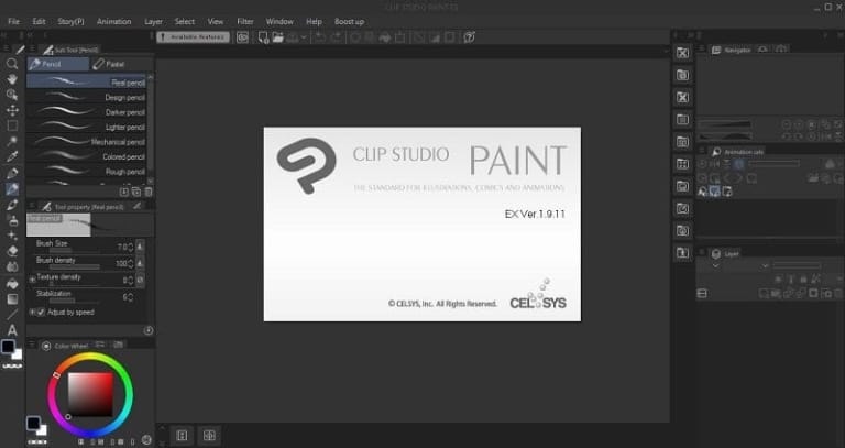 Clip Studio Paint EX Screenshot