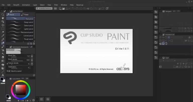 Clip Studio Paint EX Screenshot