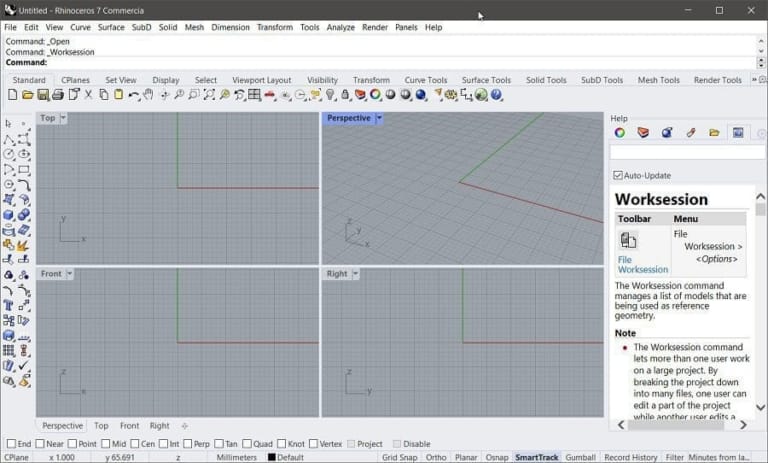Rhinoceros 7 (Rhino 7) Screenshot