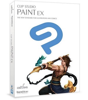 Clip Studio Paint EX logo box