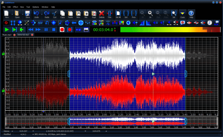 GoldWave Screenshot