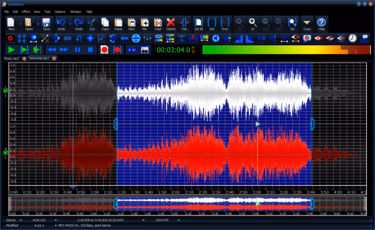 GoldWave Screenshot