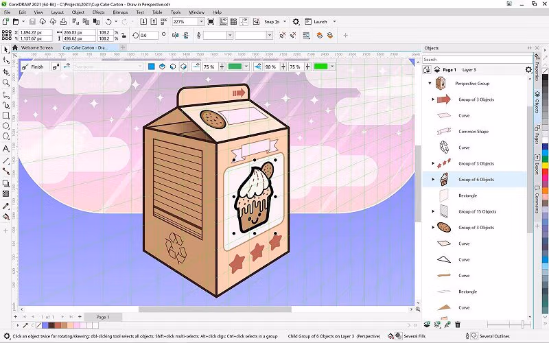 CorelDRAW Graphics Suite 2021 Screenshot