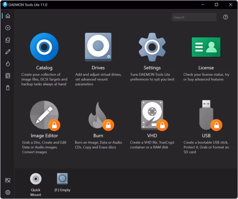 DAEMON Tools Lite 11 Screenshot DAEMON Tools Lite 11 Screenshot