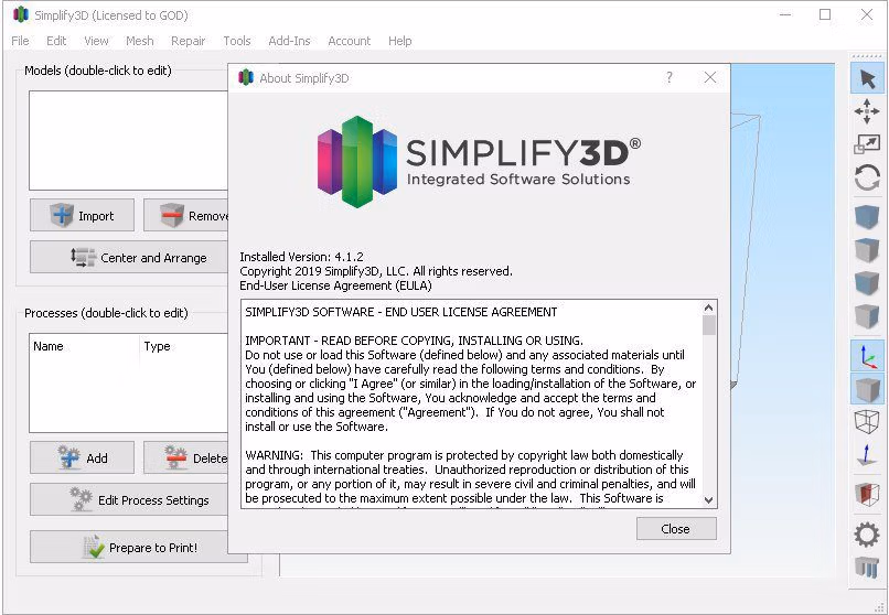 Simplify3D 4 Screenshot