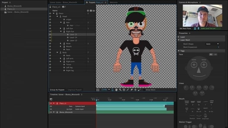 Adobe Character Animator Screenshot
