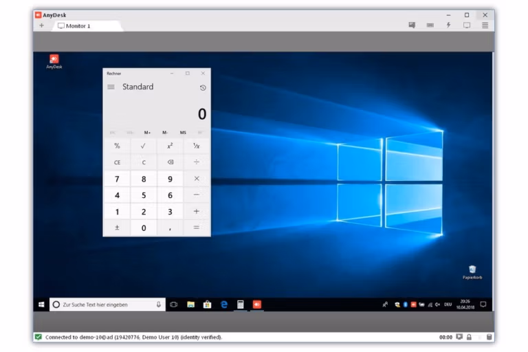 AnyDesk Screenshot