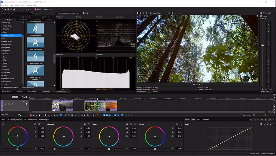 Magix Vegas Pro 19 screenshot