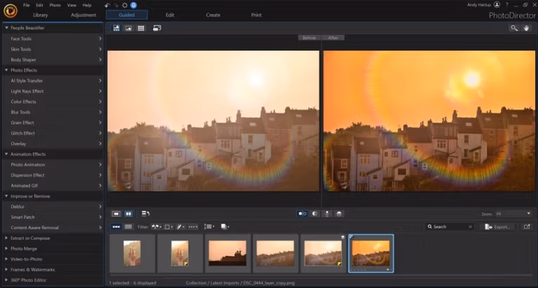 CyberLink PhotoDirector 13 screenshot