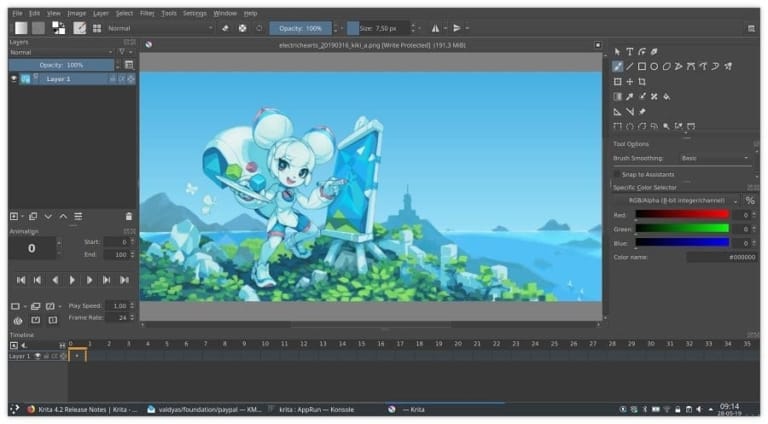 Krita Studio Screenshot