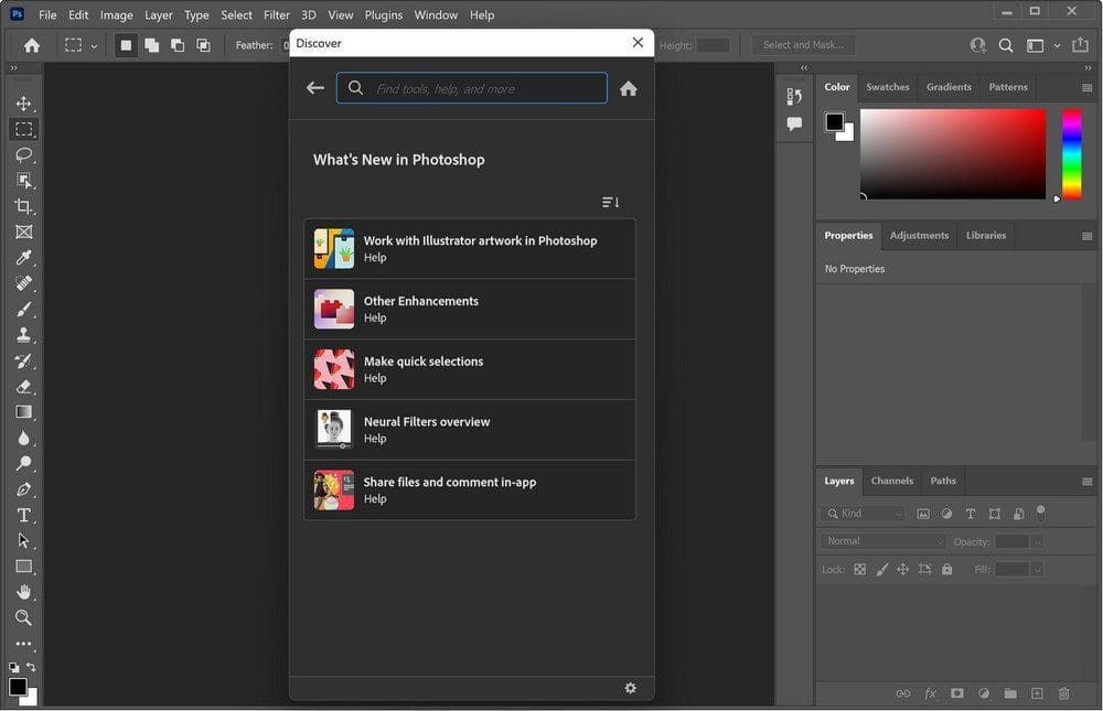 Adobe Photoshop 2022 Screenshot