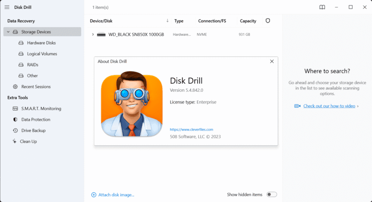Disk Drill Screenshot