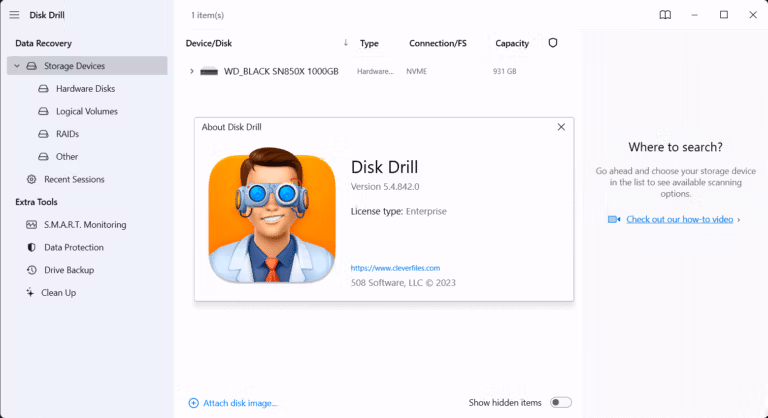 Disk Drill Screenshot