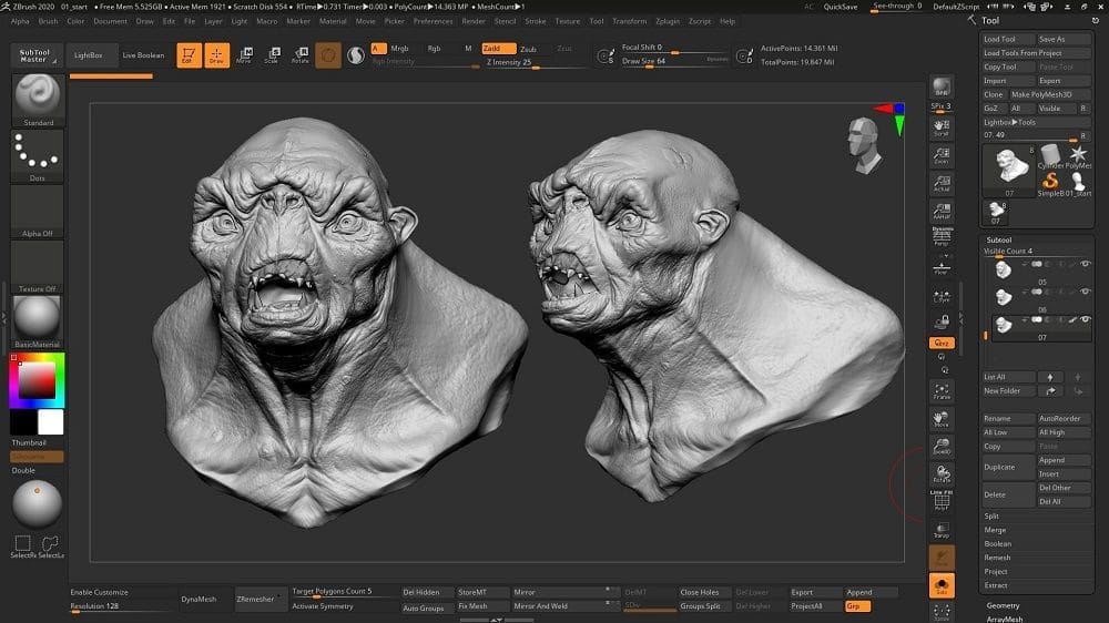 ZBrush screenshot