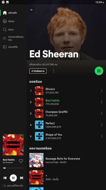 Spotify android screenshot2
