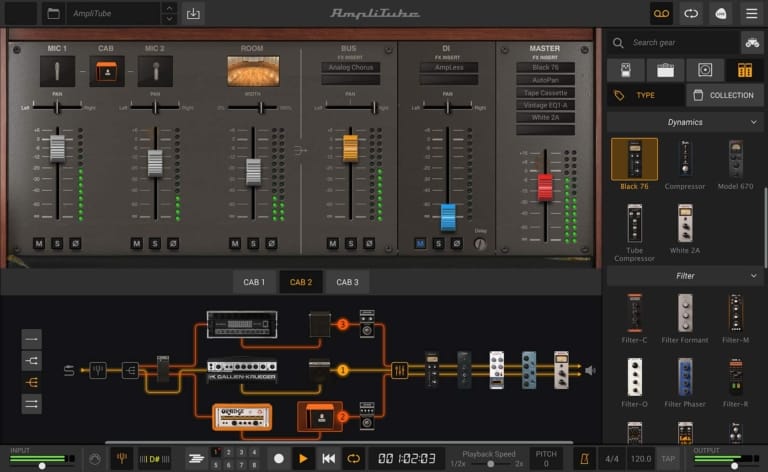 AmpliTube 5 Page GUI 2