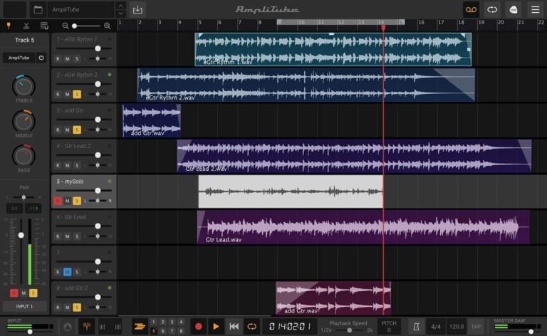 AmpliTube 5 screenshot