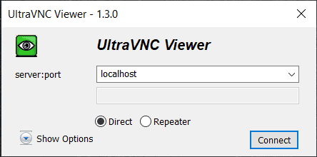 UltraVNC screenshot 1