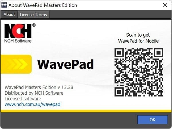 WavePad screenshot 2