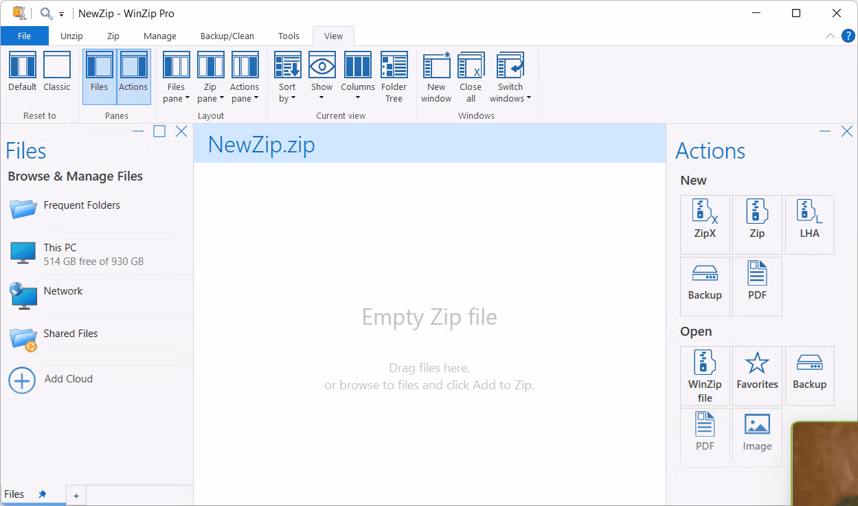 WinZip Pro 26 Screenshot WinZip Pro Screenshot 2