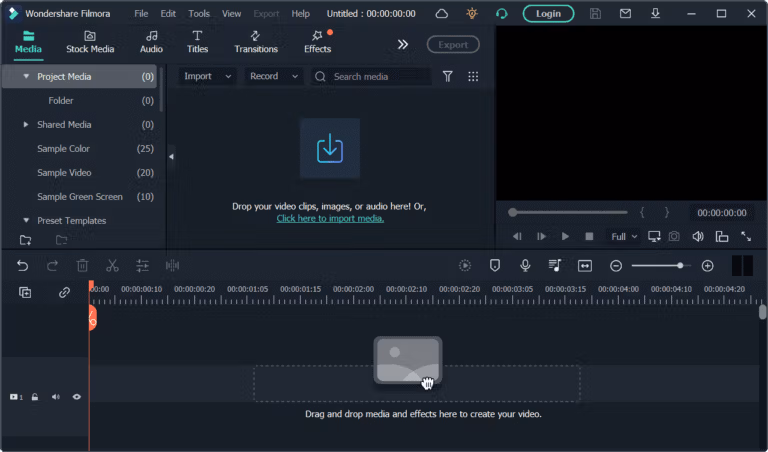 Wondershare Filmora 11 Screenshot 1