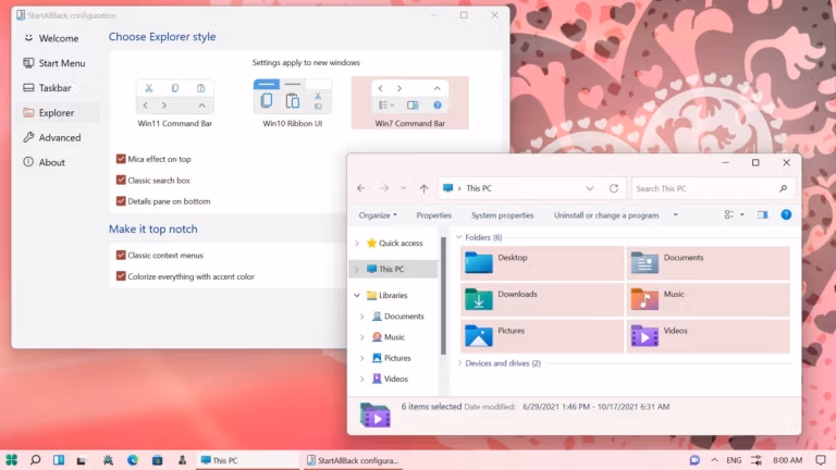 StartAllBack screenshot 2