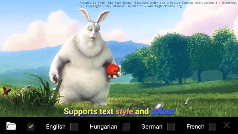Subtitle selecting