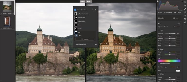 Adobe Camera Raw Masking