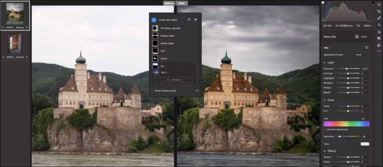 Adobe Camera Raw Masking