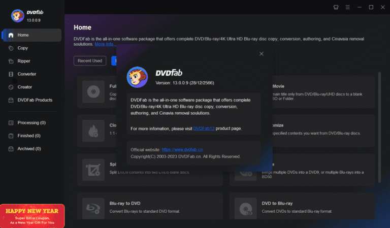 DVDFab 13 Screenshot