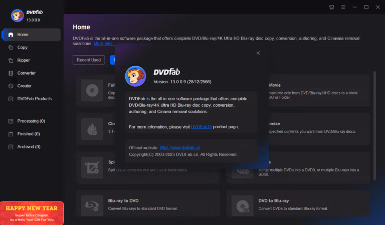 DVDFab 13 Screenshot