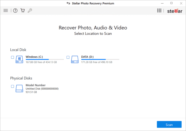Stellar Photo Recovery Screenshot