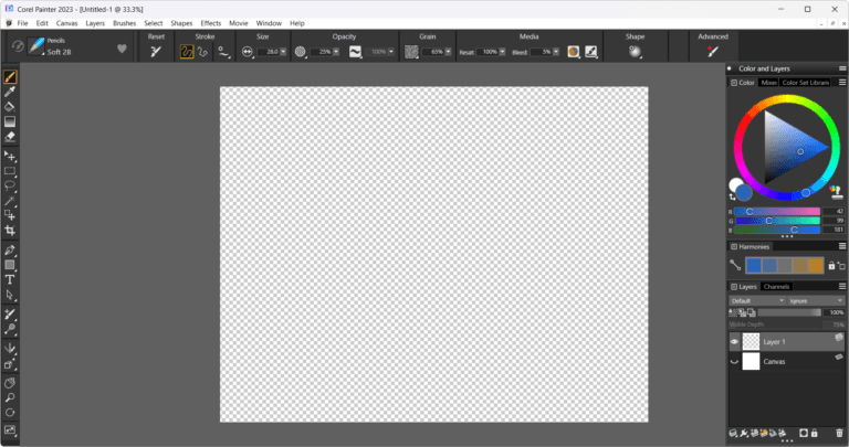 Corel Painter 2023 screenshot